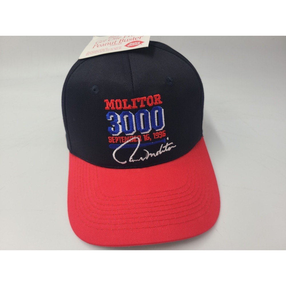 Vintage Minnesota Twins Paul Molitor 3000 Hits 1996 Dairy Queen Snapback Hat Cap